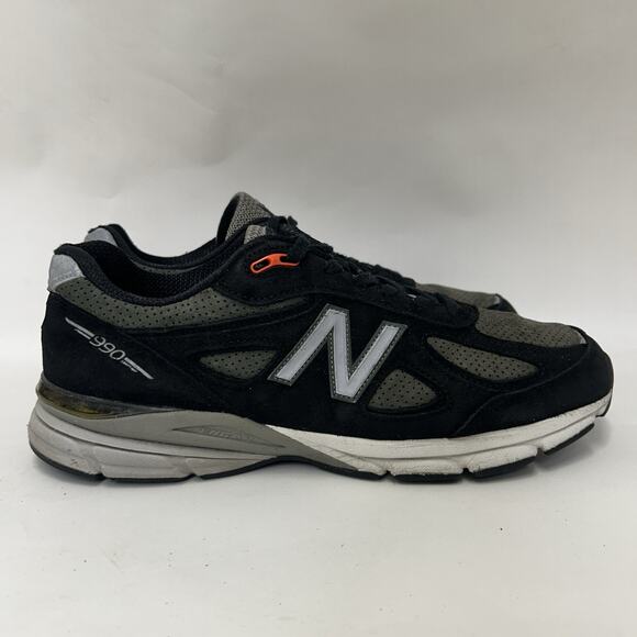 New Balance 990v4 “Black Olive Orange” M990MB4 main image 6